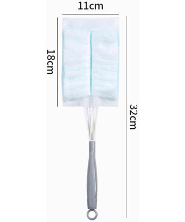 TAMOSH 60Pcs Duster Refills Electrostatic Duster Disposable Dusting Tools for Cleaning with 2 Handles for Home Ceiling Furniture Multi- Dusting - Buy Online on GoSupps.com