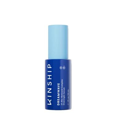 Kinship Dreamwave 2% Bio-Retinoid Overnight Renewal Serum - Retinol for Sensitive Skin - Smooth Wrinkles - Anti-Aging Niacinamide + Tranexamic Acid - Brighten Moisturize Reduce Redness (1 Oz)