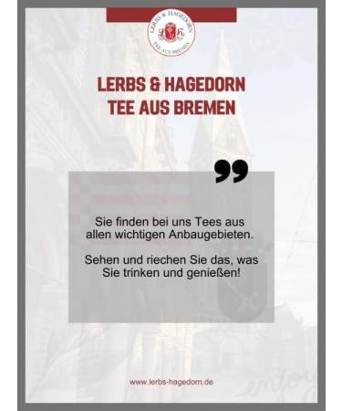  Lerbs & Hagedorn Fruit tea blend with pomegranate mate and pomegranate 1kg - Buy Online on GoSupps.com