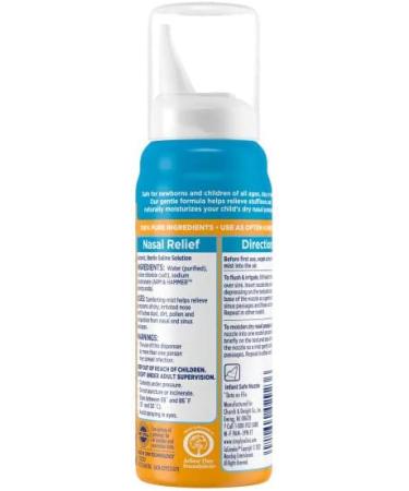 Simply Saline Nasal Mist Baby 1.6 oz (1 Pack) | Gentle Relief for Infant Congestion - Buy Online on GoSupps.com