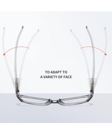 Shop Gharaz Fashionable Reading Glasses for Men - Lightweight Purple Spring Hinges - Perfect for Computer Use (Size: 3.0+) - Buy Online on GoSupps.com