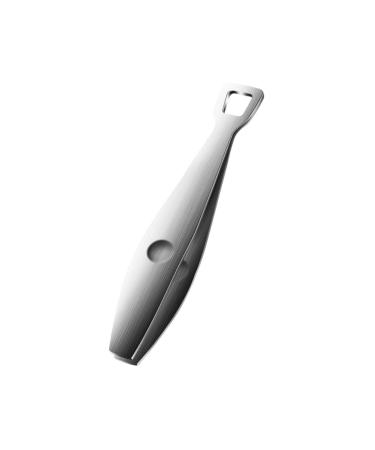minkissy 1pc Stainless Steel Pig Hair Clip Fish Deboner Plier Slanted Tweezer Fish Bone Remover Fish Bone Pliers Stainless Steel Tweezer Pin Bone Hair Pliers Remover Pluck Hair Pig Pliers