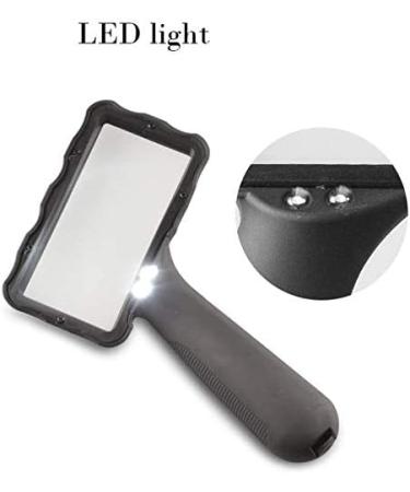 Magnifying Glasses Vision aids Magnifying Glass with Light for Books Newspapers Maps Coins Jewellery Hobbies & Crafts Stationery Office Supplies 1PCS Better Life - Buy Online on GoSupps.com