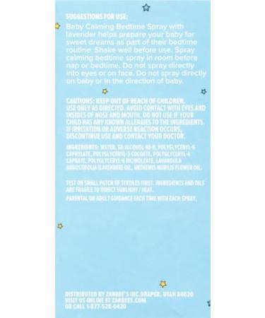 Zarbee's Baby Sleep Spray - Natural Lavender & Chamomile Bedtime Spray for Infants | 2oz Pack of 2 | Calming Nighttime Routine - Buy Online on GoSupps.com