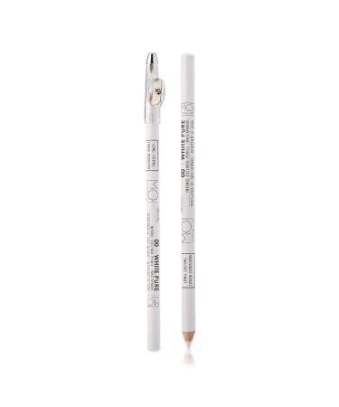 Moi Profesional Moi Professional - White pencil for eyeliner or contouring professional use Laser 00 Pure White length with sharpener 1 unit 100 g