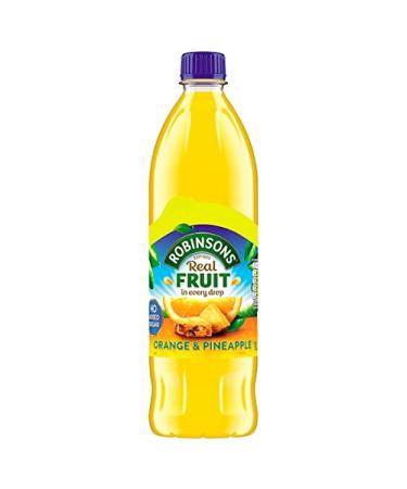 Robinsons No Added Sugar Orange & Pineapple 1L (Pack of 6 x 1L)