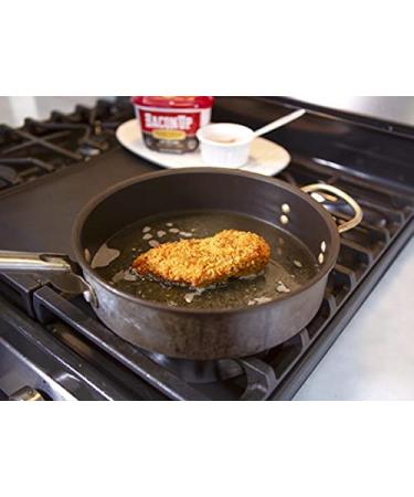 Bacon Up Bacon Grease for Cooking - 14 Ounce Tub with Mini Spoon | Authentic Bacon Fat for Frying, Baking | Triple-Filtered, No Carbs, Gluten-Free & Shelf-Stable - Buy Online on GoSupps.com