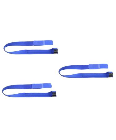 Unomor 3pcs Toe Strap Hammertoe Splint Comfy Brace Thumb Spica Splint Foot Toe Hammer Toe Curled Toe Brace Stretchy Toe Straightener Protective Toe Straightener Toe Wrap Stretcher Bluex3pcs 59x12cmx3pcs