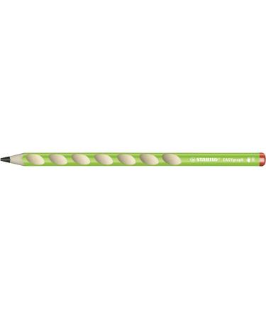 Ergonomic Triangular Pencil for Right-Handers | STABILO EASYgraph Green | Pack of 2 | HB Hardness - Ideal for Comfort & Precision - Buy Online on GoSupps.com