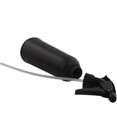 Kosmetex 350ml Black Matt Spray Bottle with Atomizer Empty Cosmetic Bottle for Travel & Home Use - Buy Online on GoSupps.com