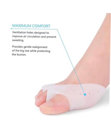 Khalery Bunion Sleeve with Gel Toe Pad & Forefoot Protectors for Foot Pain Relief - Bunion Corrector for Athletes, Yoga Practitioners, Ballet Dancers - Buy Online on GoSupps.com