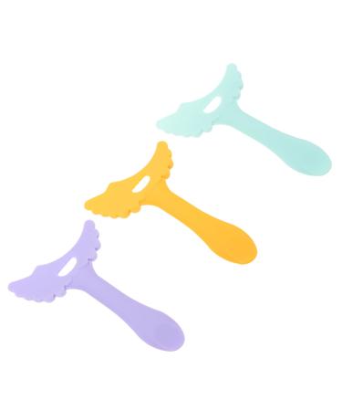 Abaodam 3 Pcs Tools Eyeshadow Silicone Eyeliner Aid Tool Auxiliary Tool Applicator Multifunction