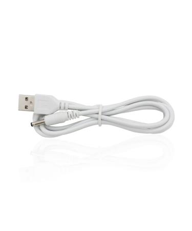 Charger Cord Replacement for Flawless Pedi  Electronic Pedicure Tool - USB to DC Barrel Cable 6 ft