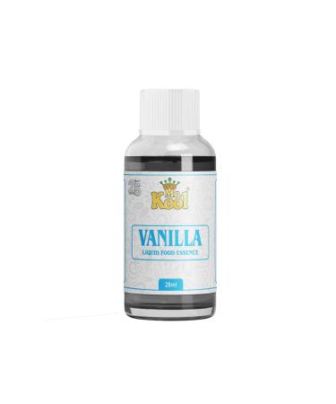 MR. KOOL Natural Food Essence for Cake | Lassi | Sweets | Indian Dessert 28ml Bottle (Vanilla)