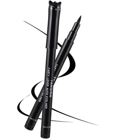 FOMIYES 2pcs Waterproof Eyeliner Pencil Makeup Eyeline Pencil Three-dimensional Liquid Eyeliner 1 count (Pack of 1) Blackx2pcs - Buy Online on GoSupps.com