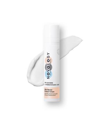 Nov.ogy Barrier Protect Moisturiser | Lightweight Face Moisturiser for Deep Hydration & Moisturisation | With 10% Glycerin + Hydroxystearic Acid
