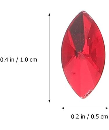 Minkissy 1 Box Nail Art Accessories Nail Metal Diy Accessories for Nail Nails Gems Nail Art Gems Crystal Nail Gems Metal Nail Jewelry Nail Crystals Nail Jewels Red Resin Boxed Shaped Drill - Buy Online on GoSupps.com