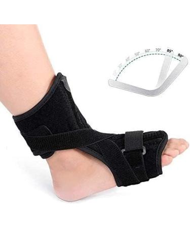 Plantar Fasciitis Orthosis Ankle Braces Foot Supports Adjustable Night Plantar Fasciitis Brace Splint Black
