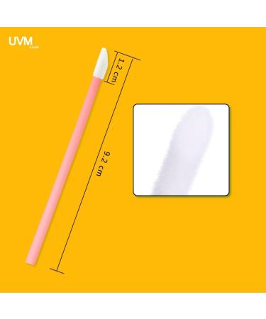 200PCS Pink Disposable Lip Brushes Lip Gloss Applicators Makeup Tools Kit - Buy Online on GoSupps.com