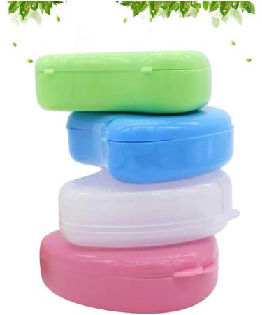 Buy FARUTA 4x Denture Bath Box with Ventilation Holes | Storage for False Teeth | Perfect for Travel | Random Color Options Available - Buy Online on GoSupps.com