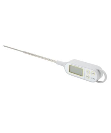 Thermometer High Temperature Resistant IPX6 Waterproof Food Thermometer 50 to 500 C Stainless Steel ABS Large Screen Sensitive for Grill