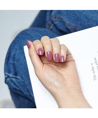 DASHING DIVA - GLAZE 34 UV gel nail strips | nail foils | manicure | nail stickers UV/LED lamp required (34 pieces mauve rose) - Buy Online on GoSupps.com