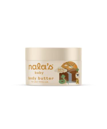 Nala's Baby Body Butter | Award-winning | 98% Natural | Dermatologically-tested and Paediatrician-approved | Soothing Oat | Vegan | Nalas Baby