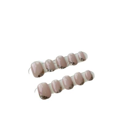 New Handmade Nail Wearing Heavy Industry Long Nail Handmade Nail Beautification False Nail Patch(Pink L)