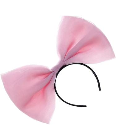 TQUXNGA Elegant wknot Hairband Delicate Decoration Hairpin Oversized w Knot Headband Ornament Headwear for Women and Girls Pink - Buy Online on GoSupps.com
