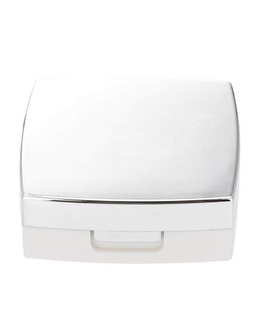 Doact Lens Box Mirror Set - 4 Contact Lens Containers Travel-Friendly Eye Care Kit Portable Mirror Box (White) - Buy Online on GoSupps.com