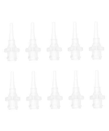 Mobestech 10pcs Ear Cleaning Nozzle Camera Set Ear Cleaning Tool Camera Accessories Cleaning Accessories Replacement Ear Washer Tubes Useful Ear Washer Tips PVC Transparent Replacement Head Transparent 3X1.2CM