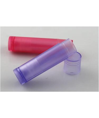JIHUOO 20pcs 5ML Colorful Empty Lip Balm Tubes | Refillable Lipstick Containers for DIY Beauty - Buy Online on GoSupps.com
