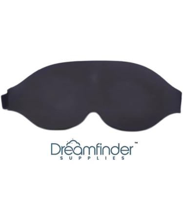 3D Sleep Mask - Contoured Blackout Eye Mask for Ultimate Sleep | Sensory Deprivation Eye Shades for Side Sleepers - Black - Buy Online on GoSupps.com