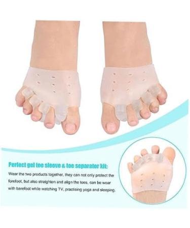 Bunion Corrector Socks - Toe Separators for Hallux Valgus Relief | Forefoot Cushion Pads for Toe Alignment | Men & Women - Buy Online on GoSupps.com
