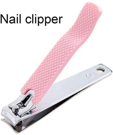 Rocutus 2pcs/Set Portable Nail Clippers Set - Pink Manicure Tools for Adult Pedicure and Foot Care - Buy Online on GoSupps.com