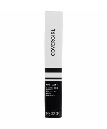 CoverGirl Outlast Lipcolor Moisturizing Topcoat Clear 500 0.06 oz (Pack of 4) 0.06 Ounce (Pack of 4)