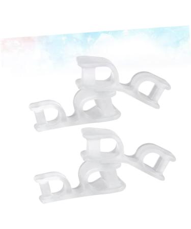 Hemoton Thumb Splints Retainer Holder Thumb Protector 4 Pair Orthopedic Toe Corrector Toe Spacers Toe Splints Buion Toe Separators Hallux Valgus Corrector Toe Straightener Bracket Splitter - Buy Online on GoSupps.com