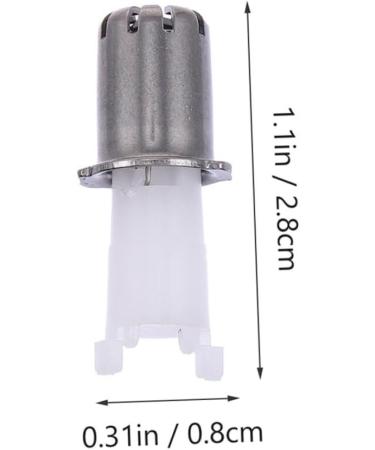 Mikinona 8 Piece Replaceable Heads for Electric Nose Hair Trimmer Practical Compact Design for Easy Use Painless Nose Hair Removal - Buy Online on GoSupps.com