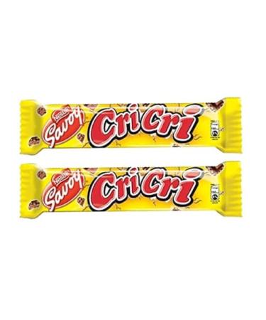 SAVOY CRI CRI Chocolat au lait avec riz croustillant. 2 barres de 27 g chacun