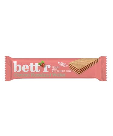 Bett'r Cacao Hazelnut Wafer, Cacao Hazelnut Wafers, 30 g (6)