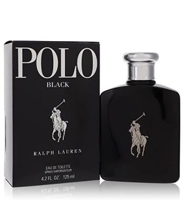 Polo Black by Ralph Lauren for Men - 4.2 Ounce EDT Spray 4.2 Fl Oz (Pack of 1)