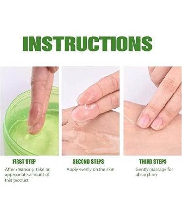 300G Organic Aloe Vera Gel Moisturizer For Damaged Skin Relieves Acne Scars And Redness Dry Storage For And Sunburned Rough Skin - Buy Online on GoSupps.com