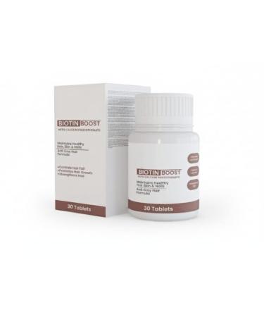 Biotin Boost 30 Tabs| Nourish Hair Skin & Nails with Biotin Calcium & Piperine | Complete Care