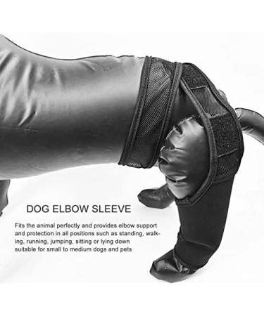 Dog Elbow Brace Protector Pads Hygroma Elbow Pad and Shoulder Protector for Canine Elbow and Shoulder Support Elbow Hygroma Dysplasia Osteoarthritis Elbow Calluses Pressure (Black) L Black - Buy Online on GoSupps.com