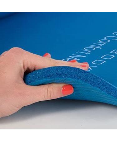 Blue Thick Foam Exercise Mat for Gym, Home Workouts, Yoga, Ab Workouts | Slip Resistant, High Density & Durable Beachbody - Buy Online on GoSupps.com