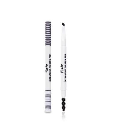 Rude - Outrageous Eyebrow Pen - Black Brown