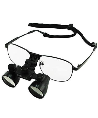 Aries Outlets 3.5X Magnification Loupes  Galilean Style Titanium Frame  420mm Distance