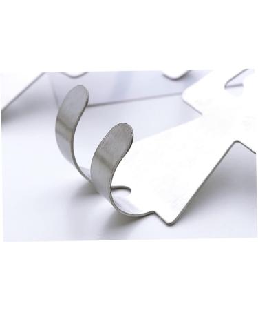 Alipis 4 Pcs Stainless Steel Hooks Cabinet Hooks Door Hook Door Hanger Stainless Steel Door Rag Door Back mediumx2pcs As Shownx2pcs - Buy Online on GoSupps.com