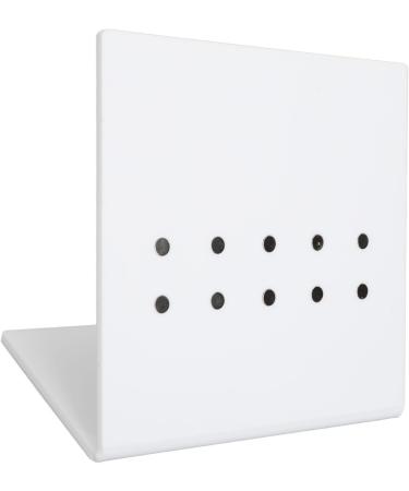 Eyelash Tweezers Holder Portable Tweezer Display Stand Lightweight Acrylic Multifunctional Scratch Resistant for Salon Use (WHITE) - Buy Online on GoSupps.com