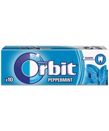 10-30 Packs of Original WRIGLEY'S Orbit/Extra Chewing Gum Packs Fresh Stock (Orbit Peppermint 10 Pack) Helps keep Teeth Clean And Mouth Fresh - Buy Online on GoSupps.com